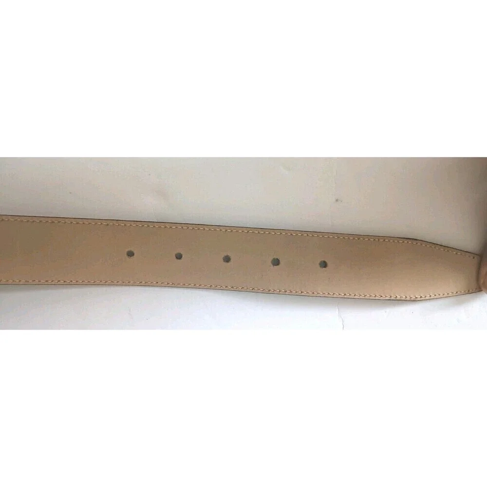 Barneys New York Leather Dress Belt Sz 42 Made In Italy Brown Old Money Classic